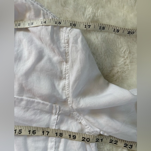 Bella Dahl White Casual Tail Button Down Long Sleeves Shirt, Sz: Medium - Picture 5 of 10